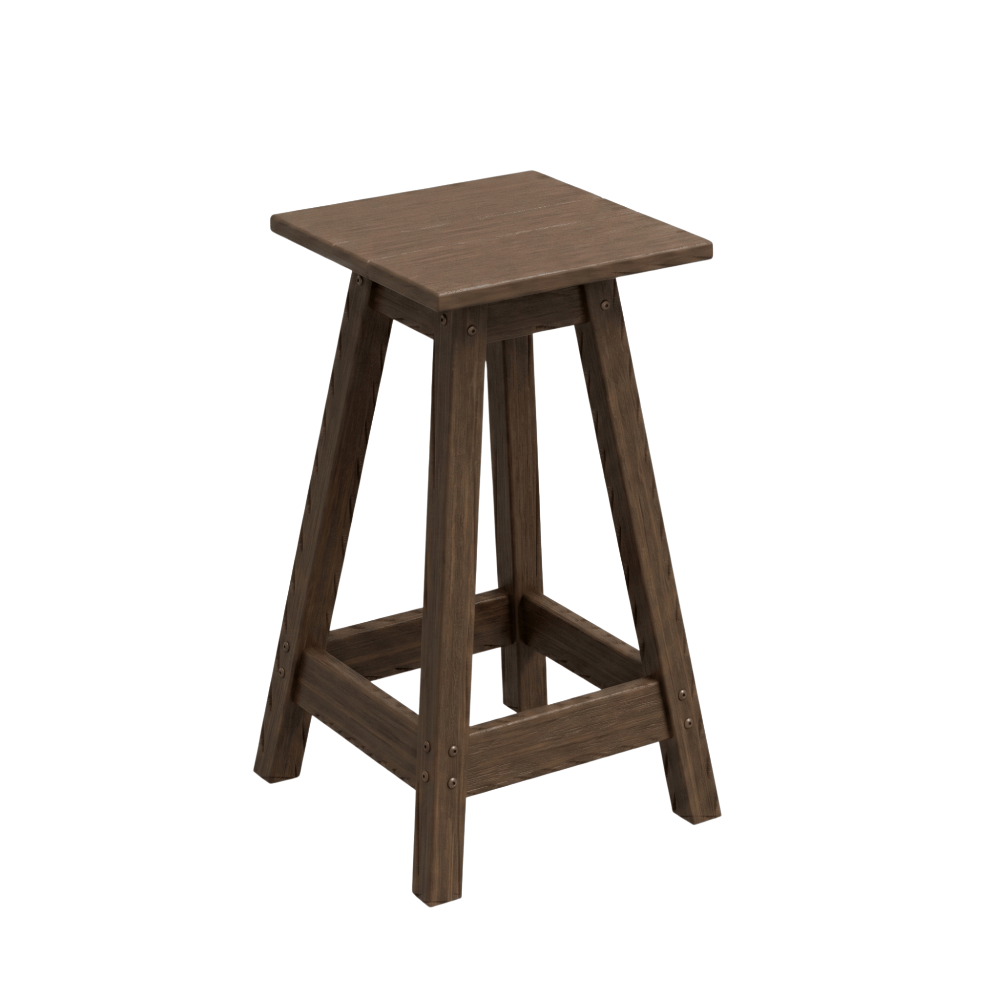 Keystone Amish Co. Square Poly Counter Stool