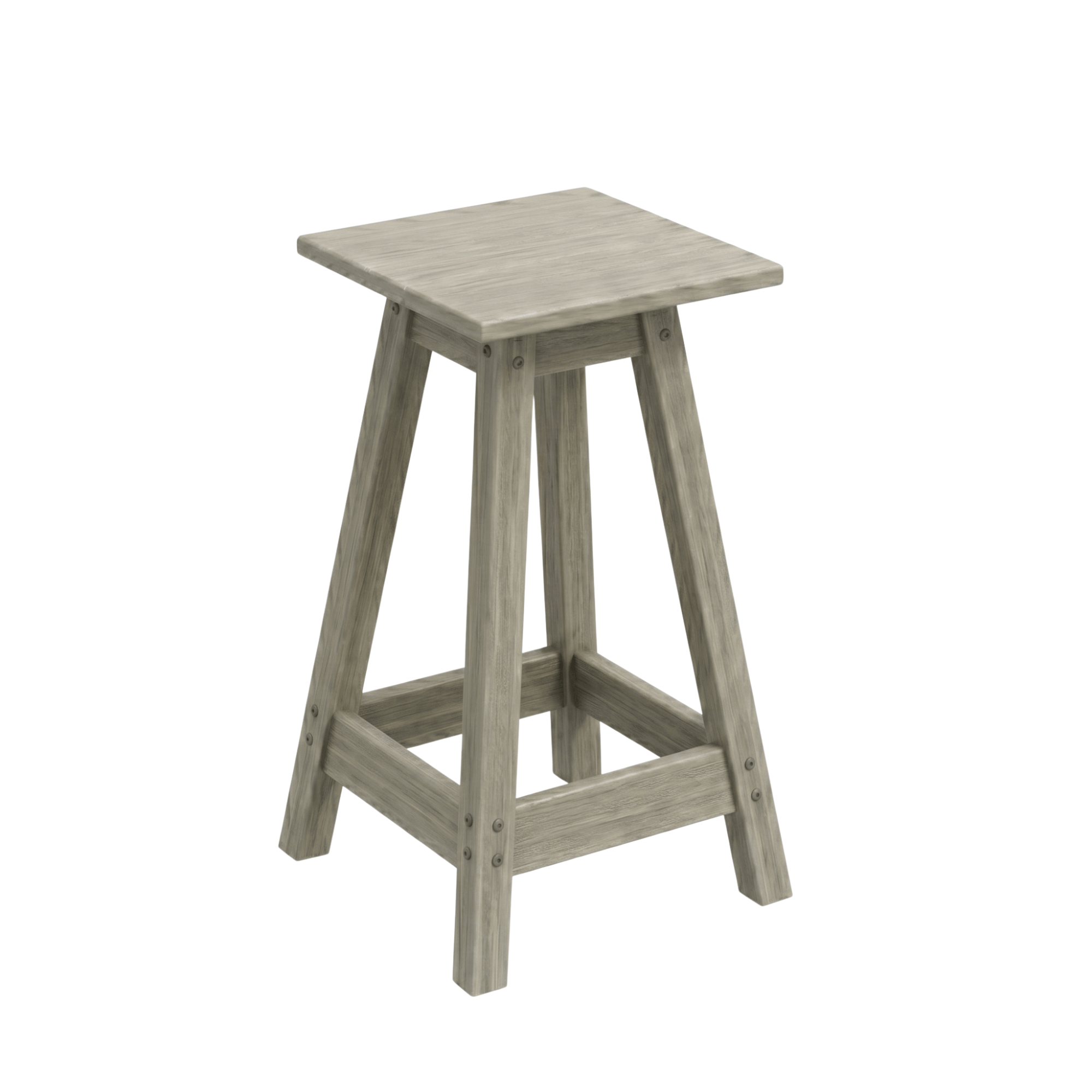 Keystone Amish Co. Square Poly Counter Stool