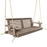 Porchgate Amish Heavy Duty 700 Lb Roll Comfort Treated Porch Swing