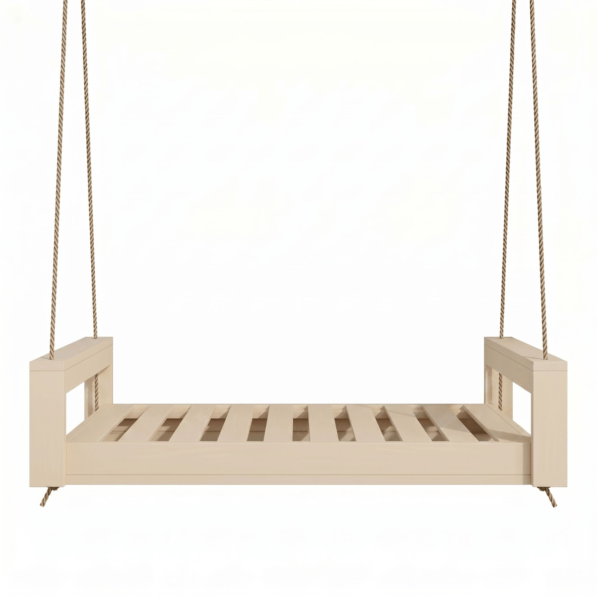 Amish Casual Lancaster Daybed Swing Bed, 5 Ft Relaxed Khaki