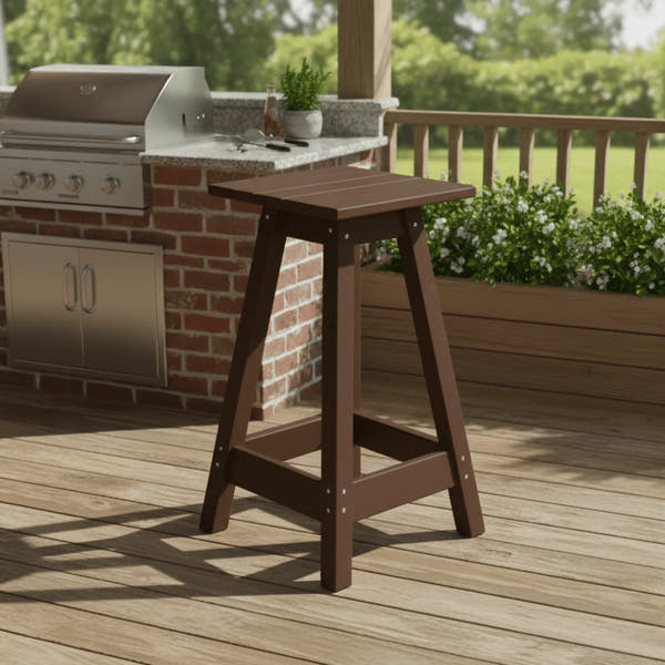 Keystone Amish Co. Square Poly Counter Stool