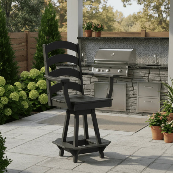 Keystone Amish Co. Josie Poly Counter Height Swivel Chair