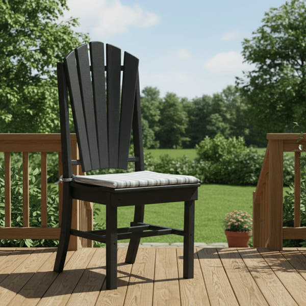 Keystone Amish Co. Sunburst Poly Lumber Outdoor Dining Side Chair