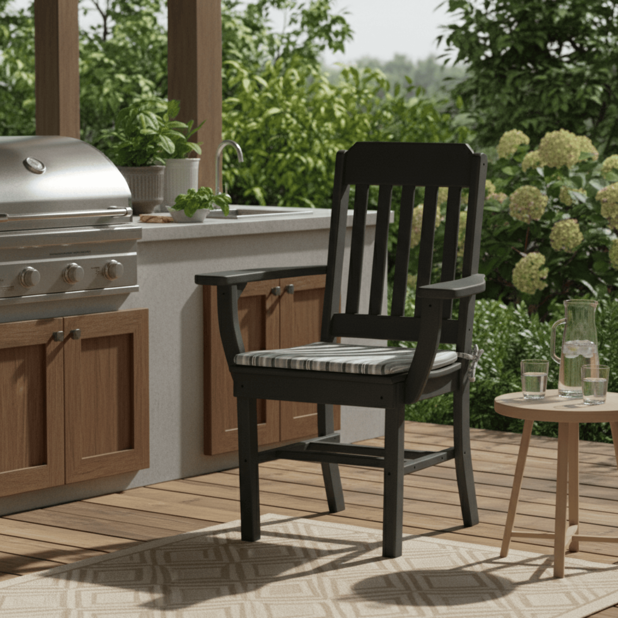 Keystone Amish Co. Traditional Poly Dining Arm Chair