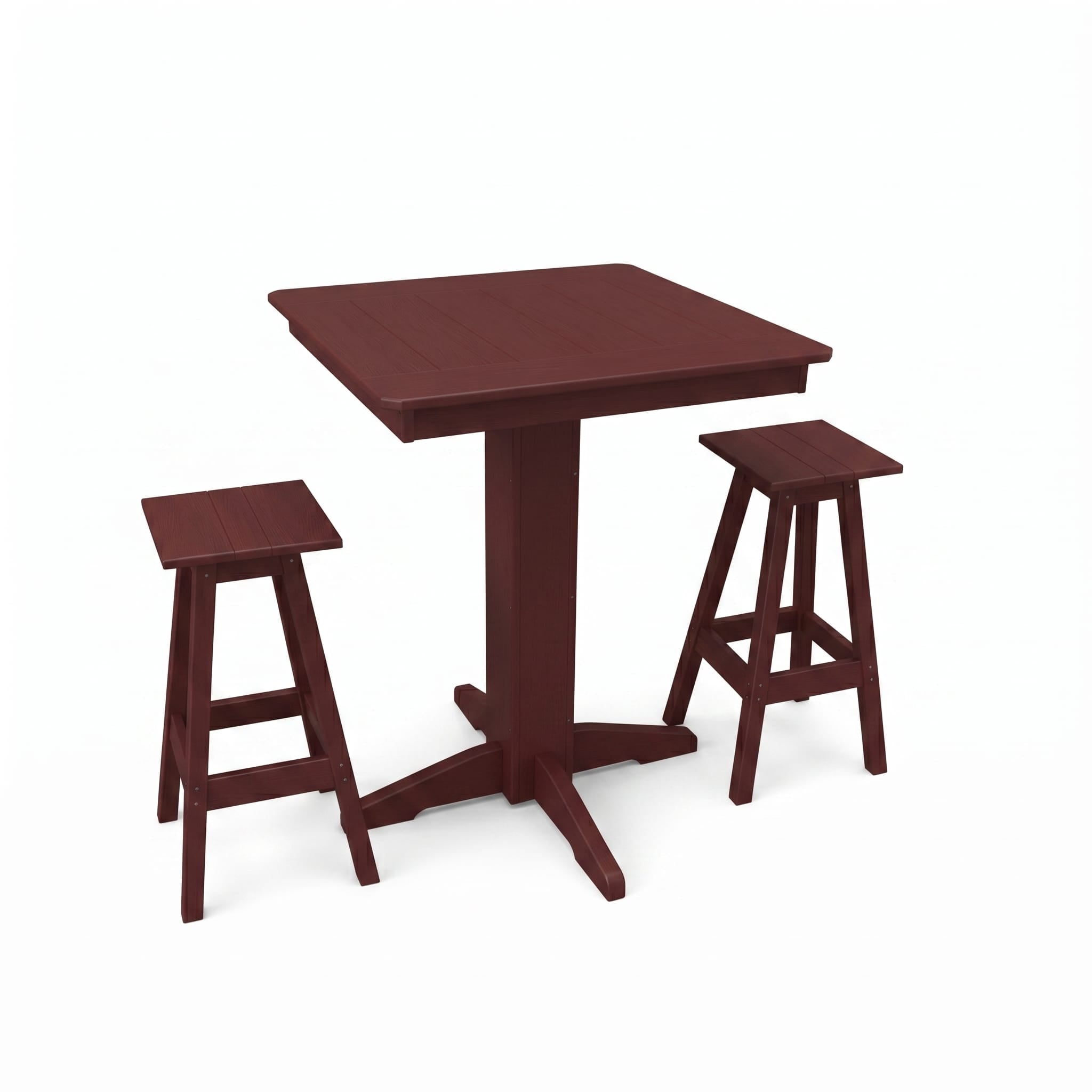 Keystone Amish Co. Riley 3-Piece Poly Lumber Bar Dining Set