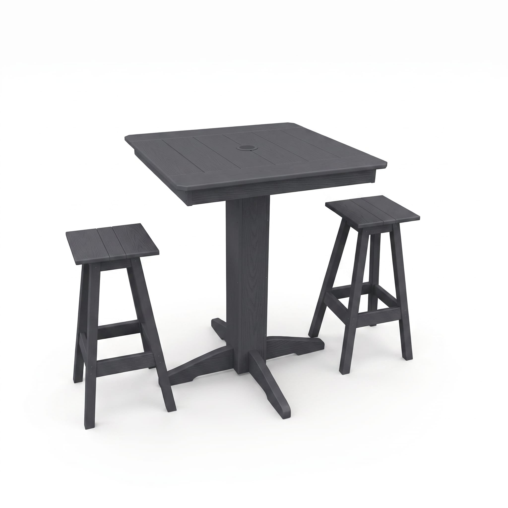 Keystone Amish Co. Riley 3-Piece Poly Lumber Bar Dining Set
