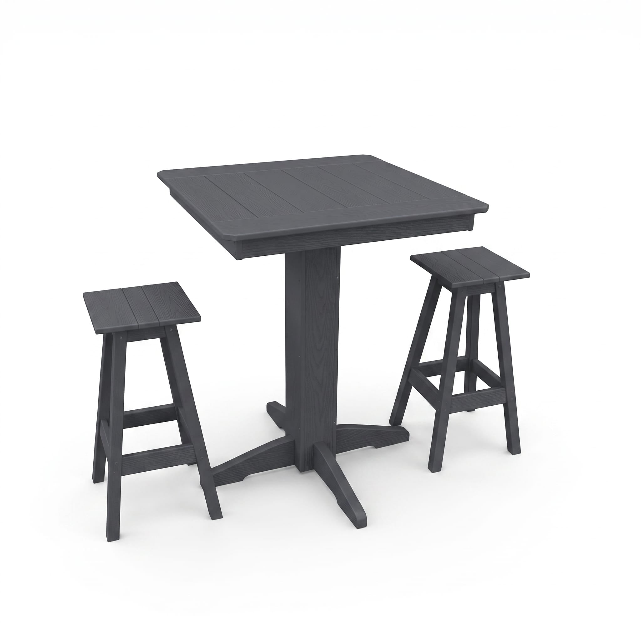 Keystone Amish Co. Riley 3-Piece Poly Lumber Bar Dining Set
