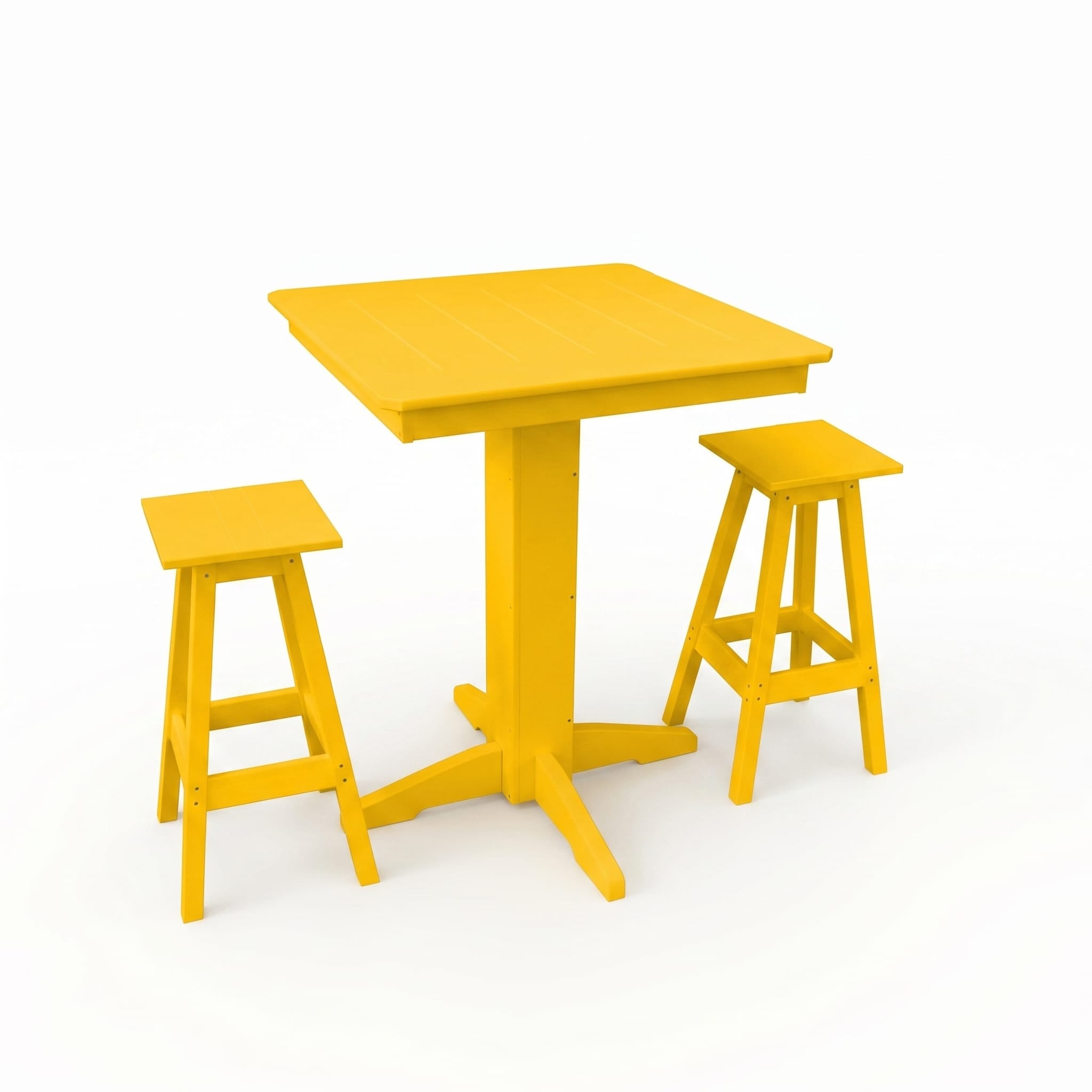 Keystone Amish Co. Riley 3-Piece Poly Lumber Bar Dining Set