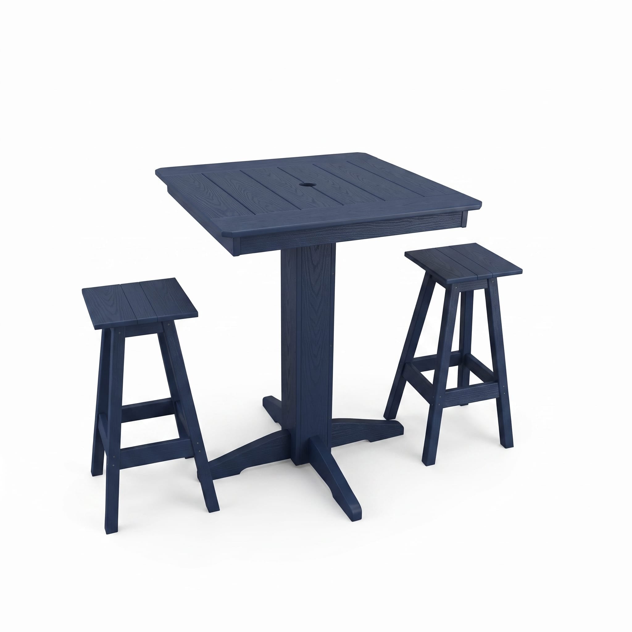 Keystone Amish Co. Riley 3-Piece Poly Lumber Bar Dining Set