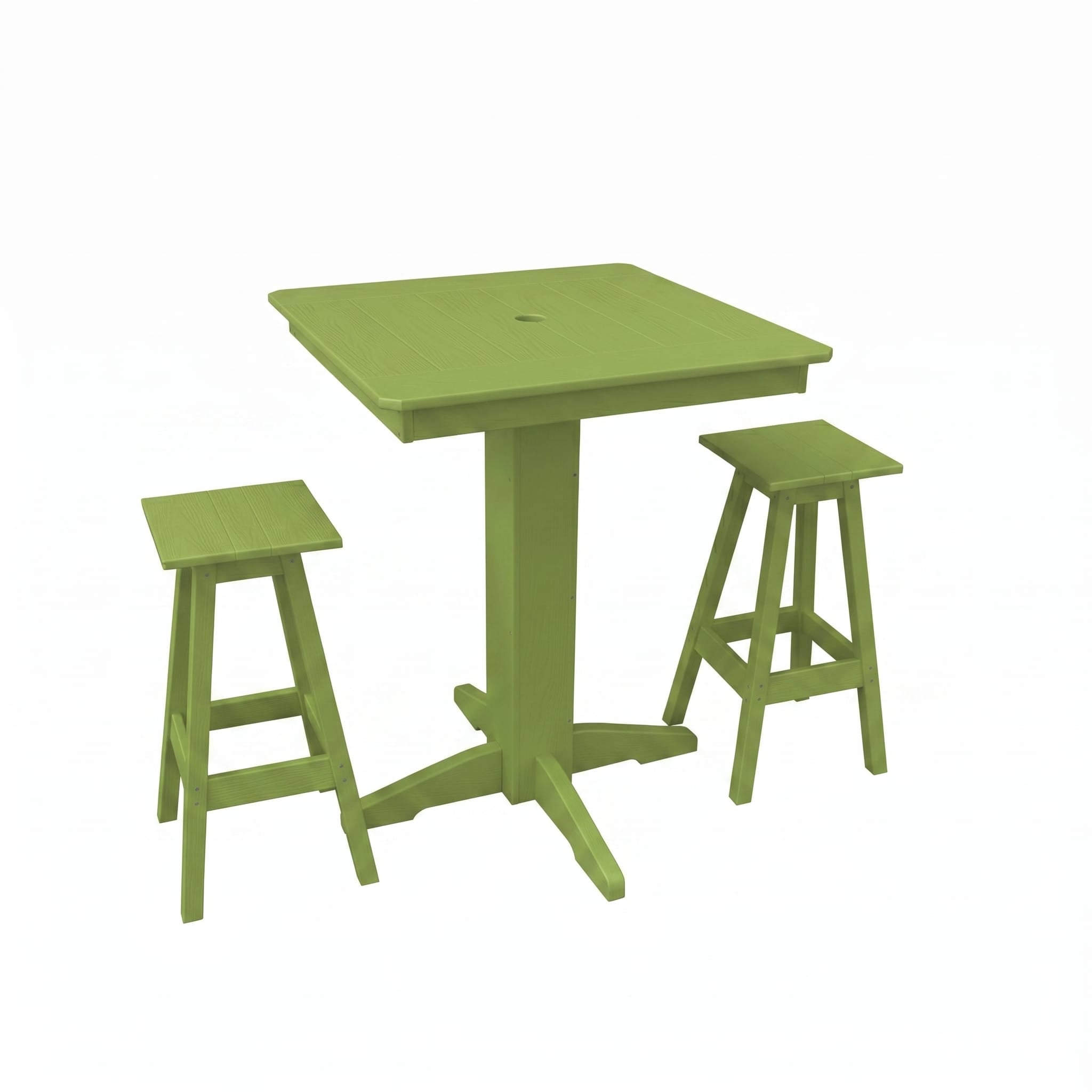 Keystone Amish Co. Riley 3-Piece Poly Lumber Bar Dining Set