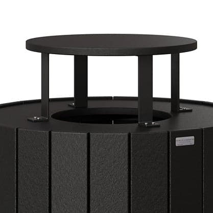 Berlin Gardens Outdoor Rain Guard for Round Trash Can