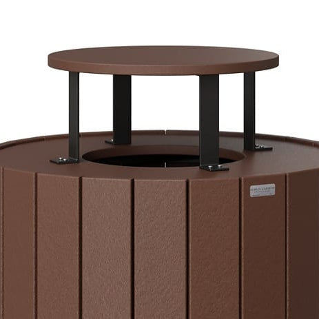 Berlin Gardens Outdoor Rain Guard for Round Trash Can