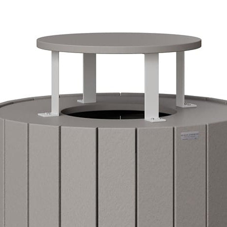 Berlin Gardens Outdoor Rain Guard for Round Trash Can