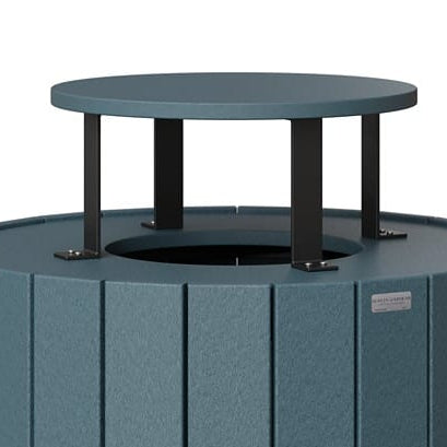 Berlin Gardens Outdoor Rain Guard for Round Trash Can