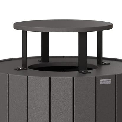 Berlin Gardens Outdoor Rain Guard for Round Trash Can
