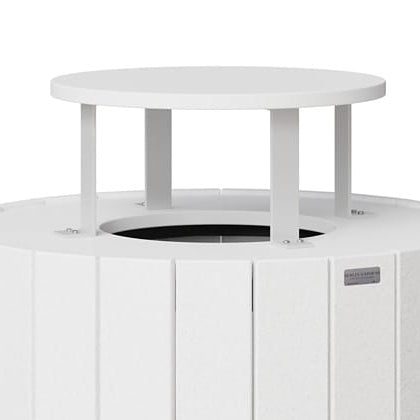 Berlin Gardens Outdoor Rain Guard for Round Trash Can