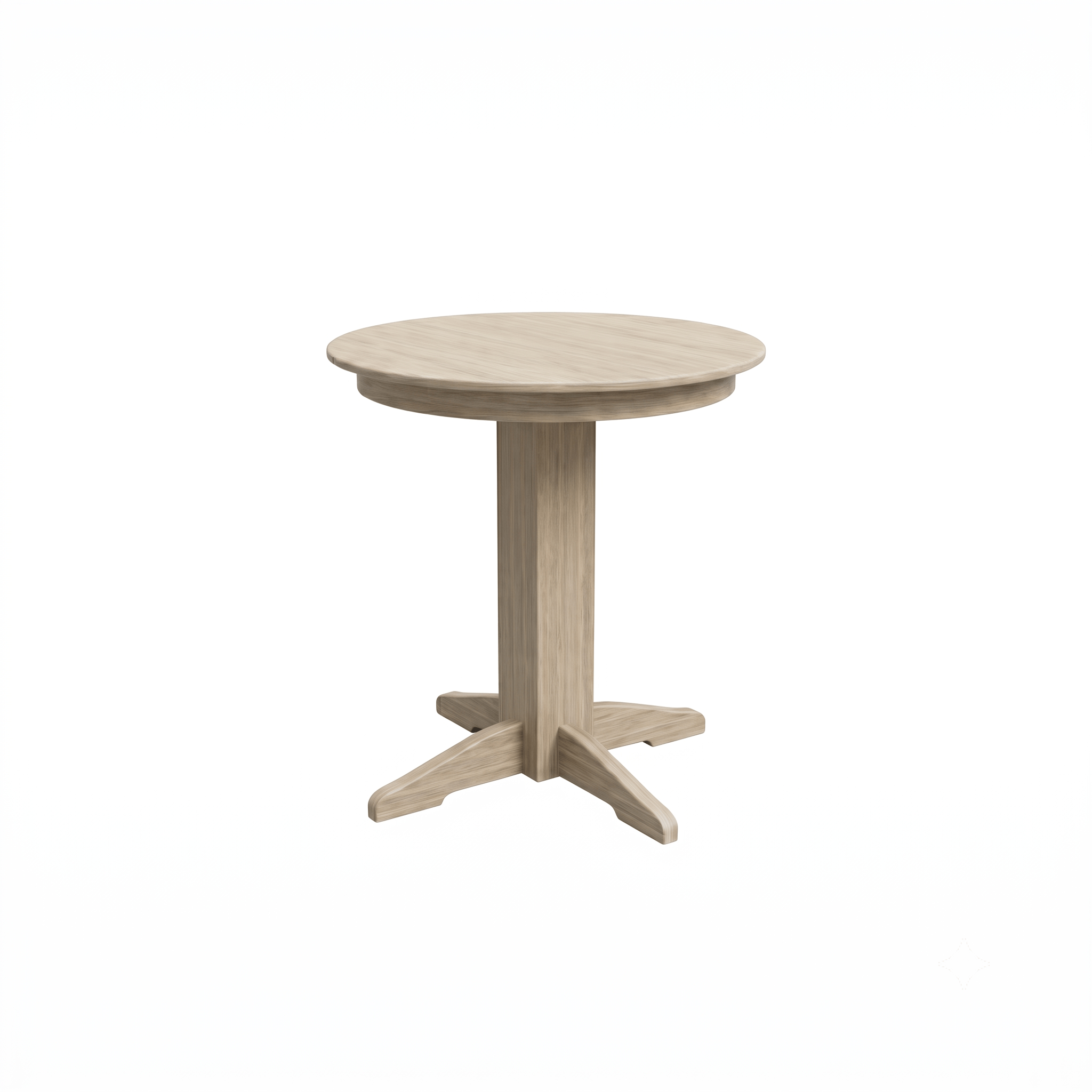 Keystone Amish Co. Round Poly Lumber Counter Height Dining Table