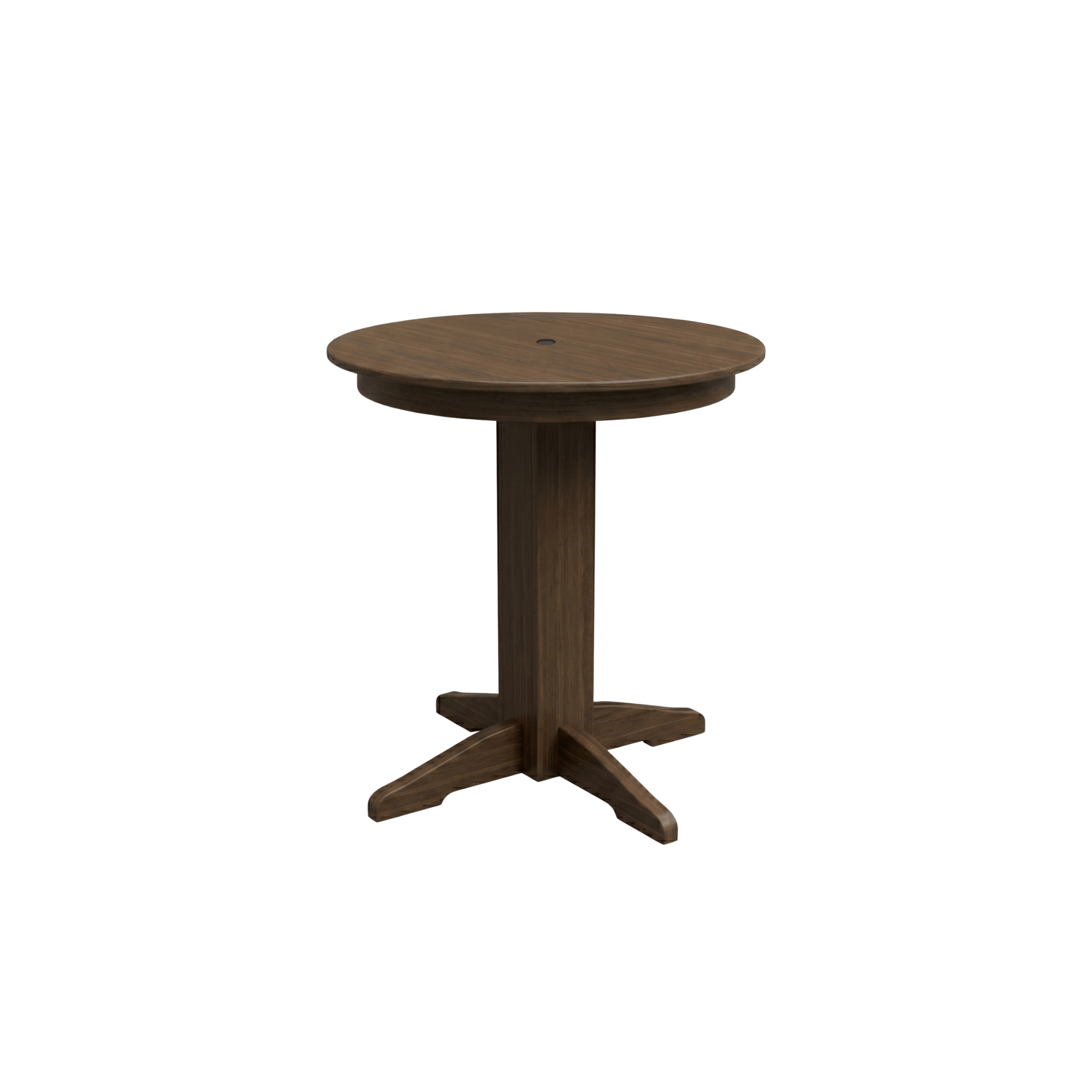 Keystone Amish Co. Round Poly Lumber Counter Height Dining Table