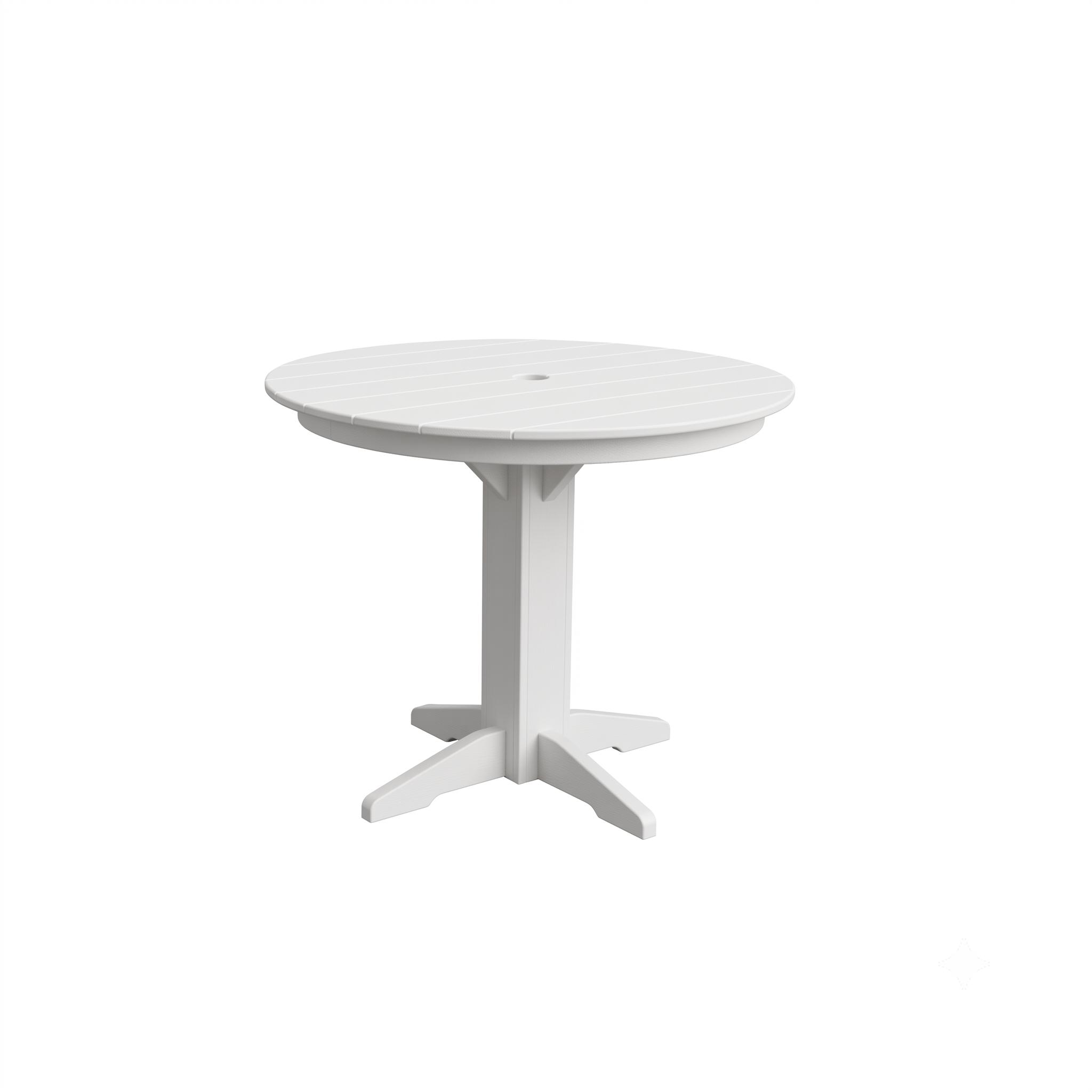 Keystone Amish Co. Round Poly Lumber Counter Height Dining Table