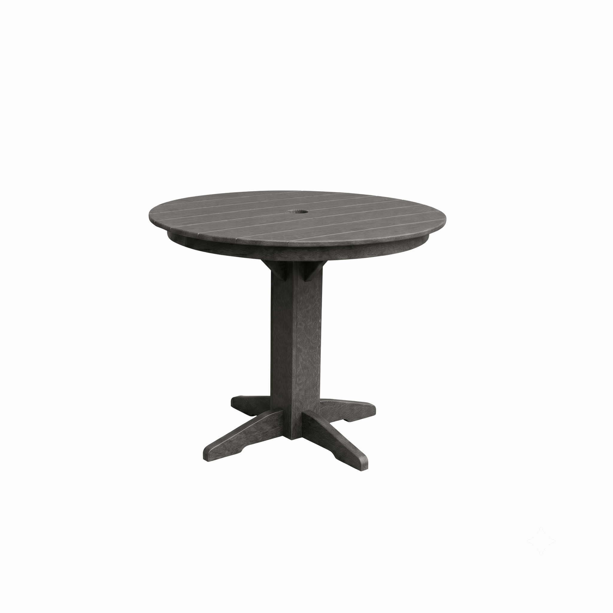 Keystone Amish Co. Round Poly Lumber Counter Height Dining Table