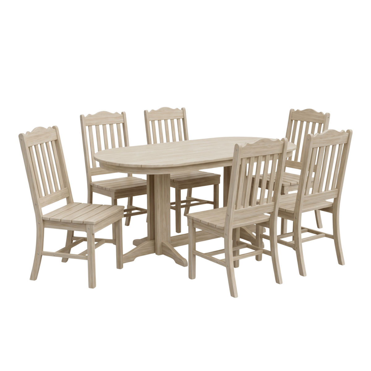 Keystone Amish Co. York 7-Piece Oval Outdoor Dining Set
