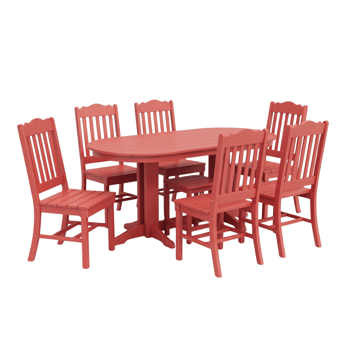 Keystone Amish Co. York 7-Piece Oval Outdoor Dining Set