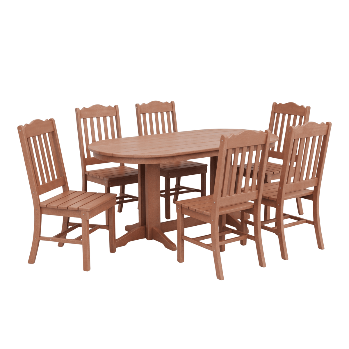 Keystone Amish Co. York 7-Piece Oval Outdoor Dining Set
