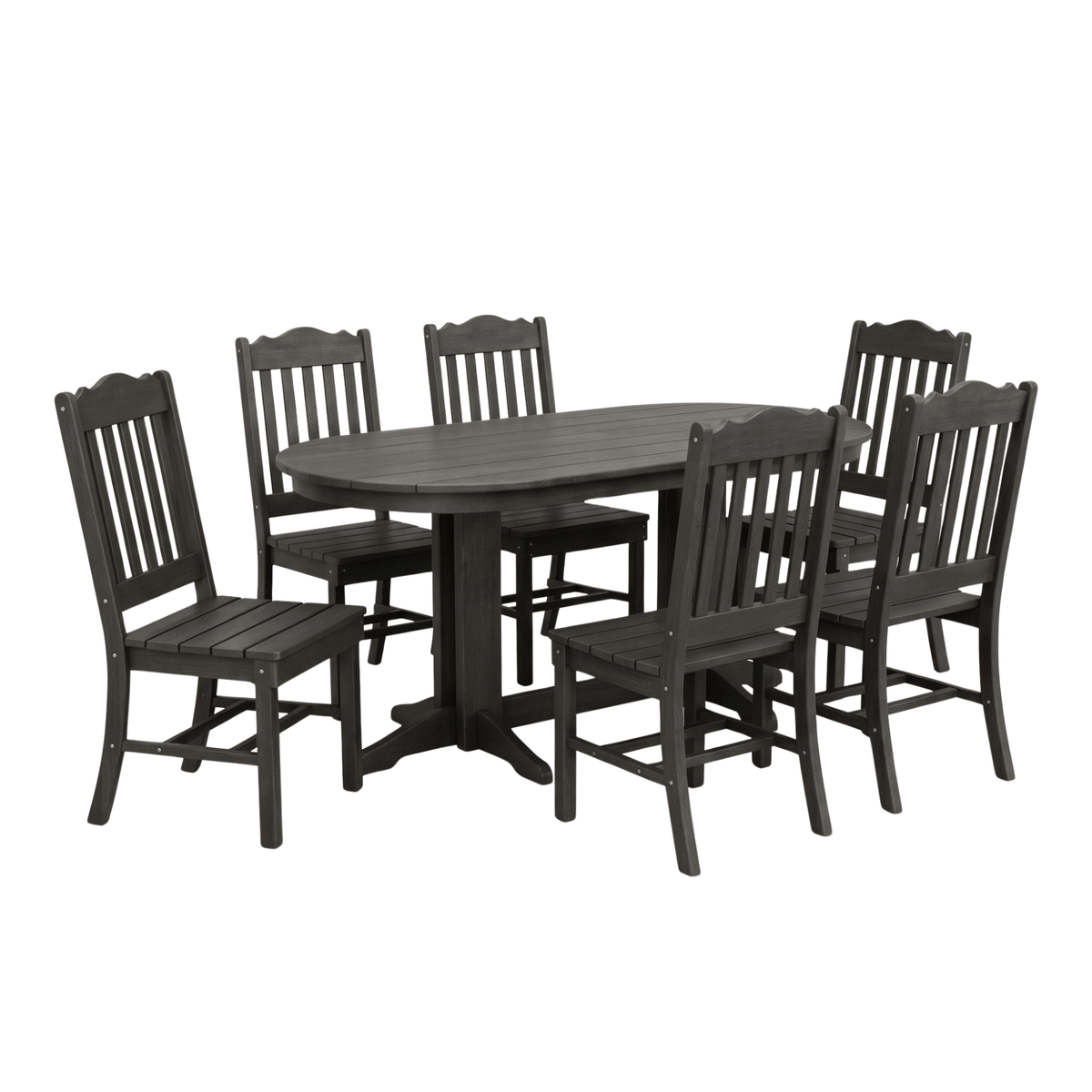 Keystone Amish Co. York 7-Piece Oval Outdoor Dining Set