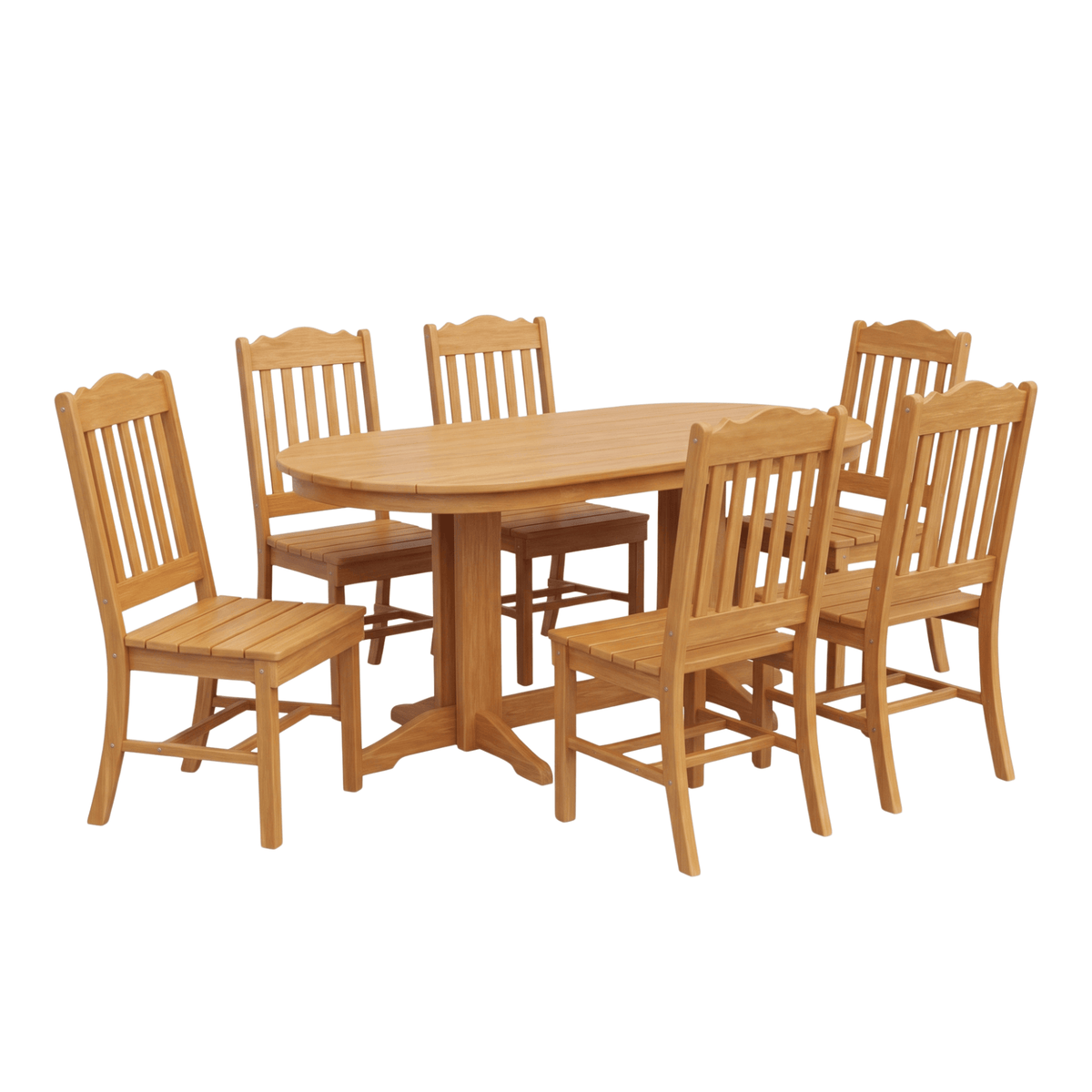 Keystone Amish Co. York 7-Piece Oval Outdoor Dining Set