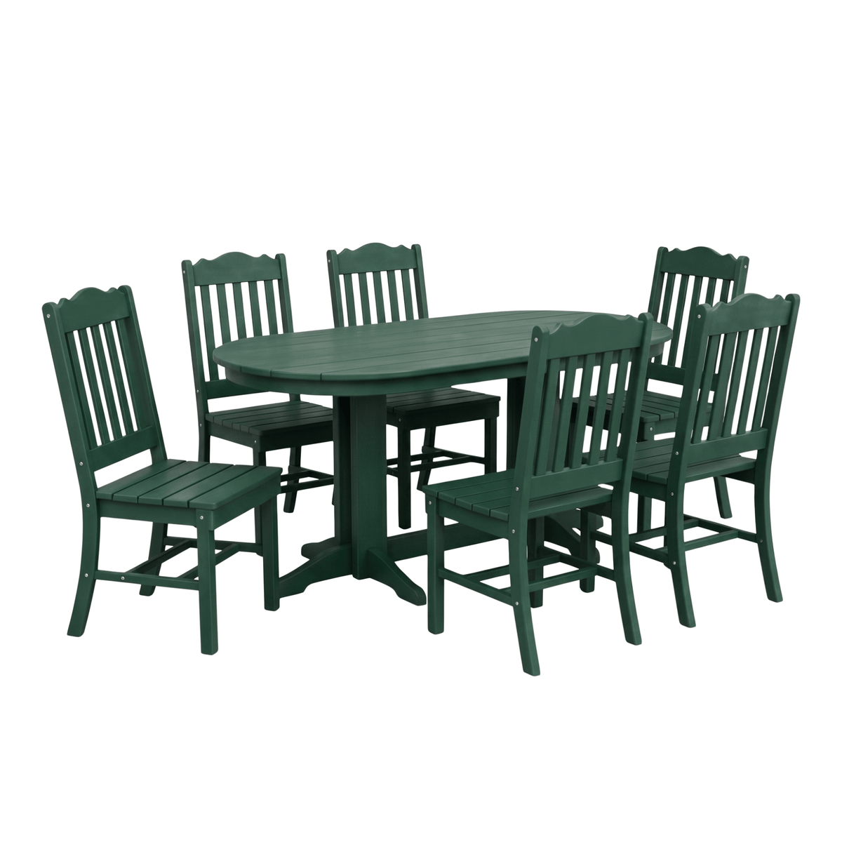Keystone Amish Co. York 7-Piece Oval Outdoor Dining Set