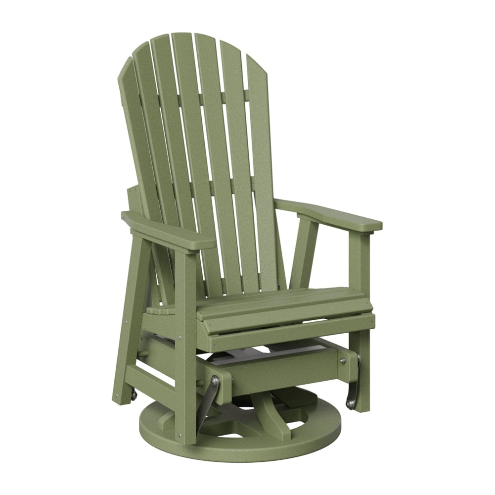 Berlin Gardens Comfo Back Poly Lumber Swivel Glider