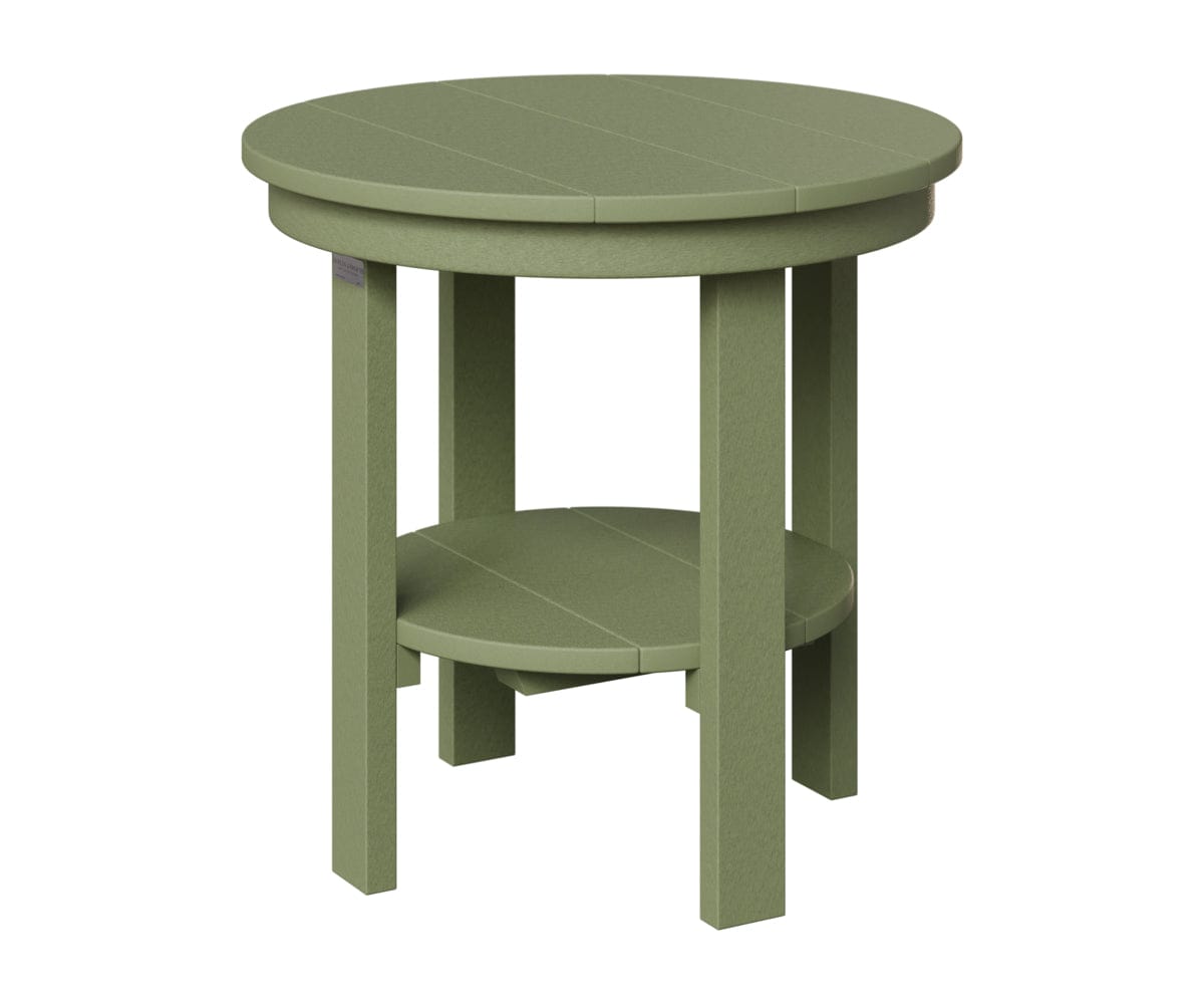 Berlin Gardens Poly Lumber Round End Dining Table