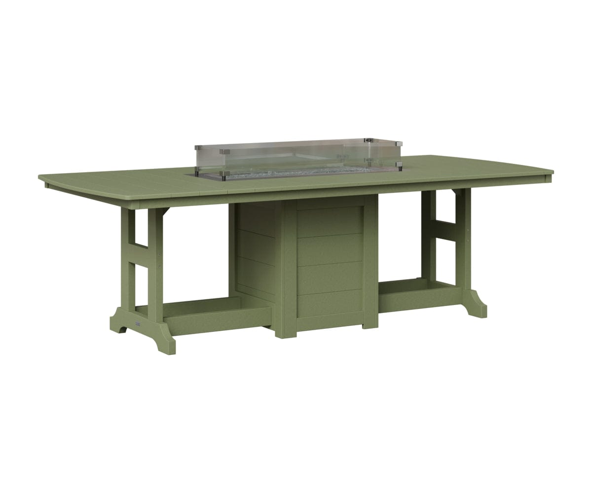 Berlin Gardens Garden Classic Fire Pit Poly Lumber Dining Table