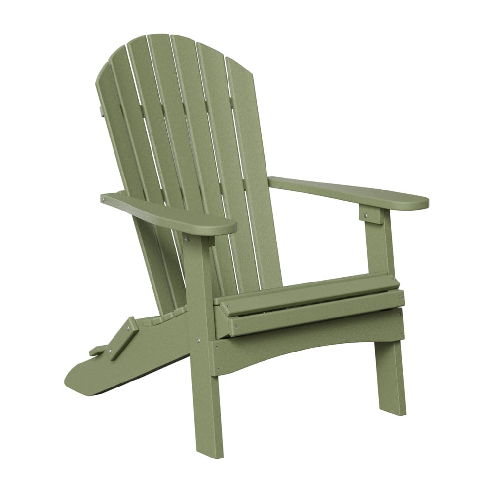 Berlin Gardens Comfo Back Poly Lumber Folding Adirondack Chair