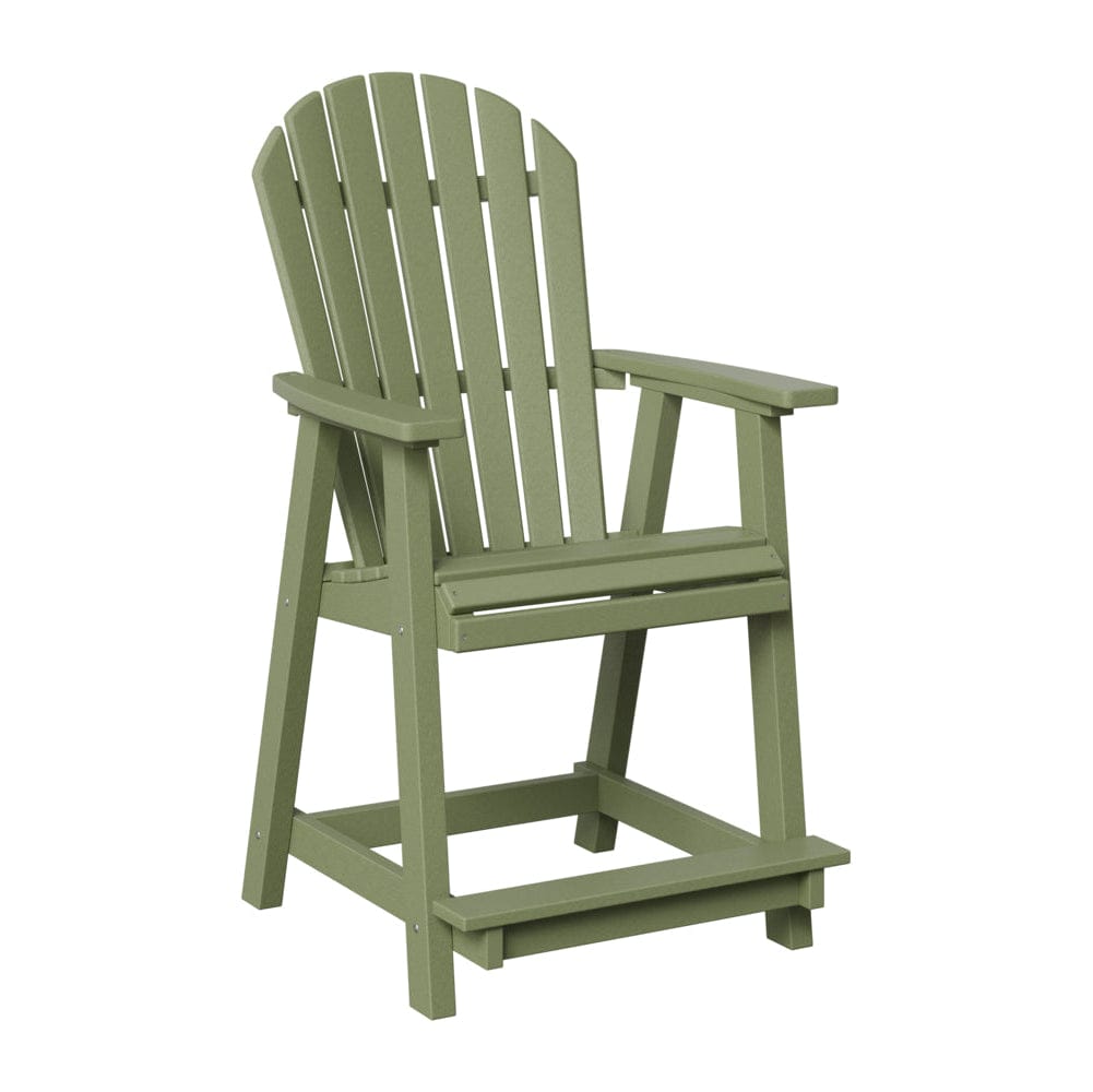 Berlin Gardens Comfo Back Poly Lumber Counter Chair
