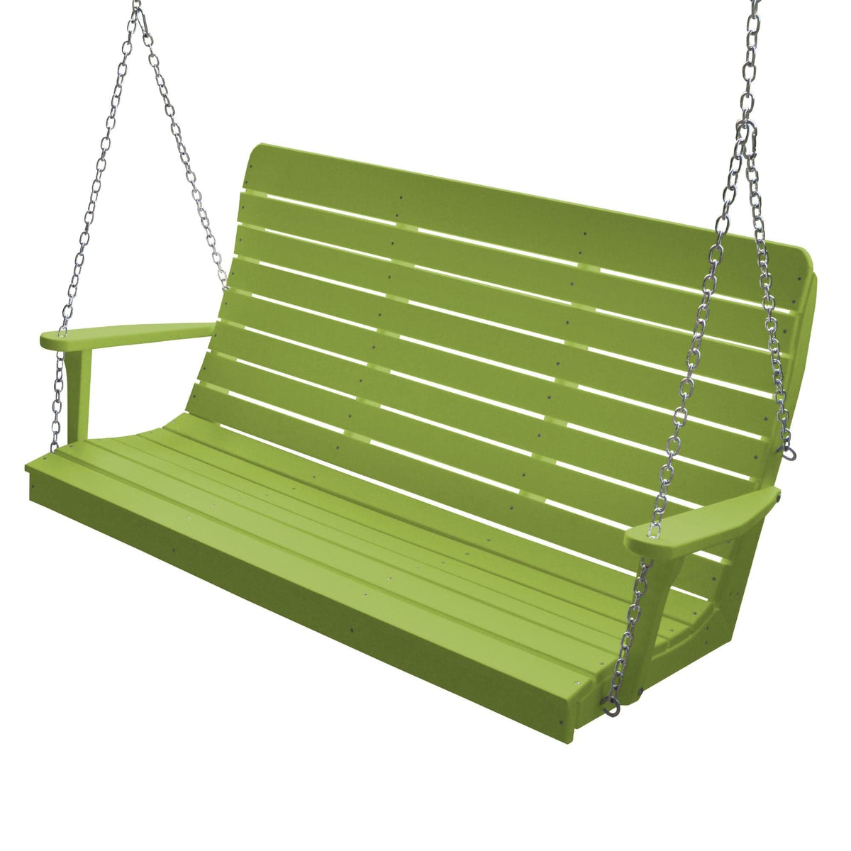 Keystone Amish Co. 5 Foot Salem Composite Poly Porch Swing, Tropical L