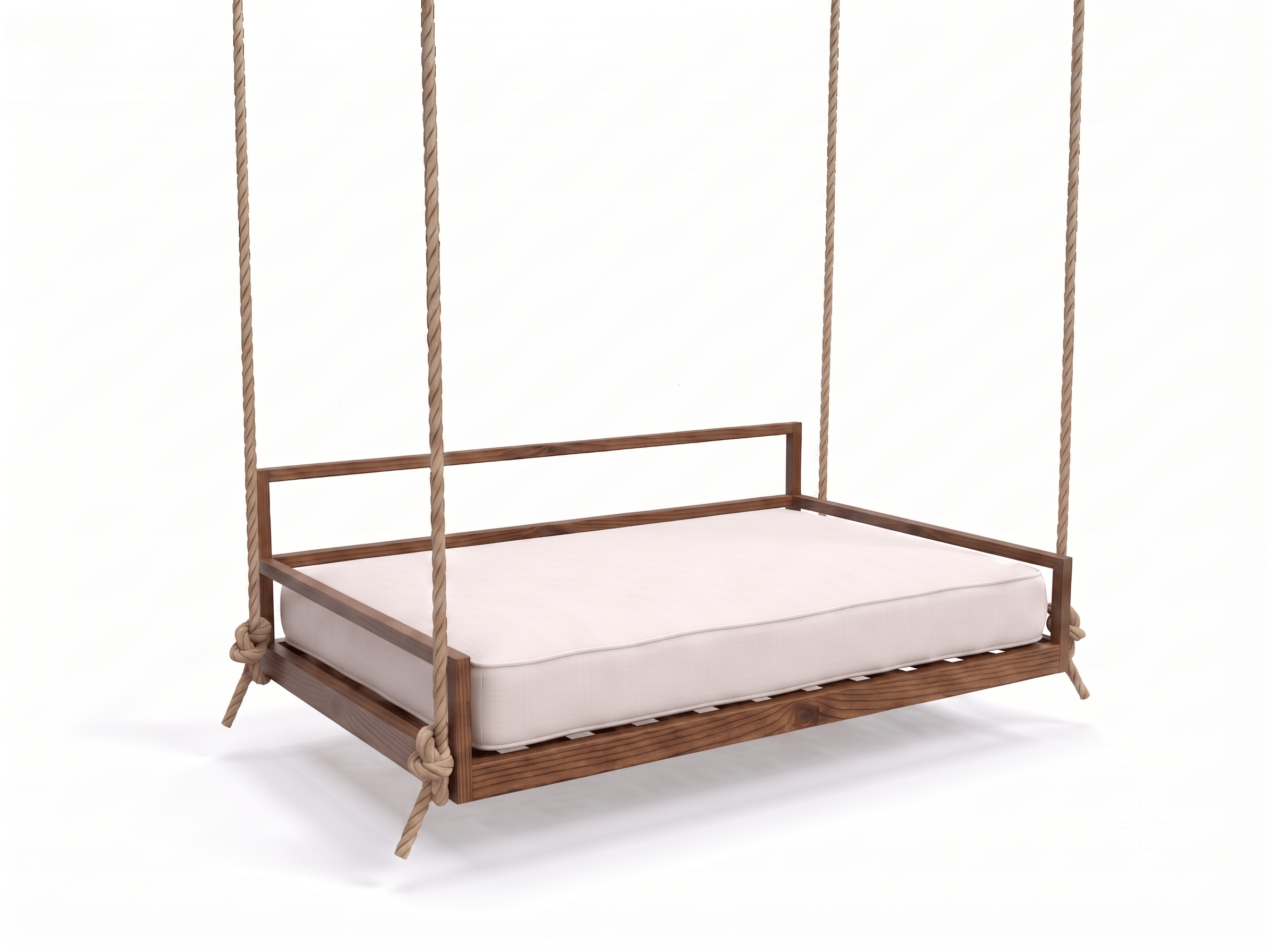 Atlantic Swing Co. The Palm Swing Bed in Mahogany, Twin