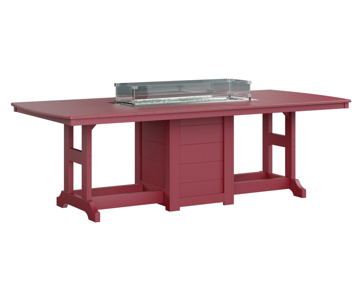 Berlin Gardens Garden Classic Fire Pit Poly Lumber Dining Table