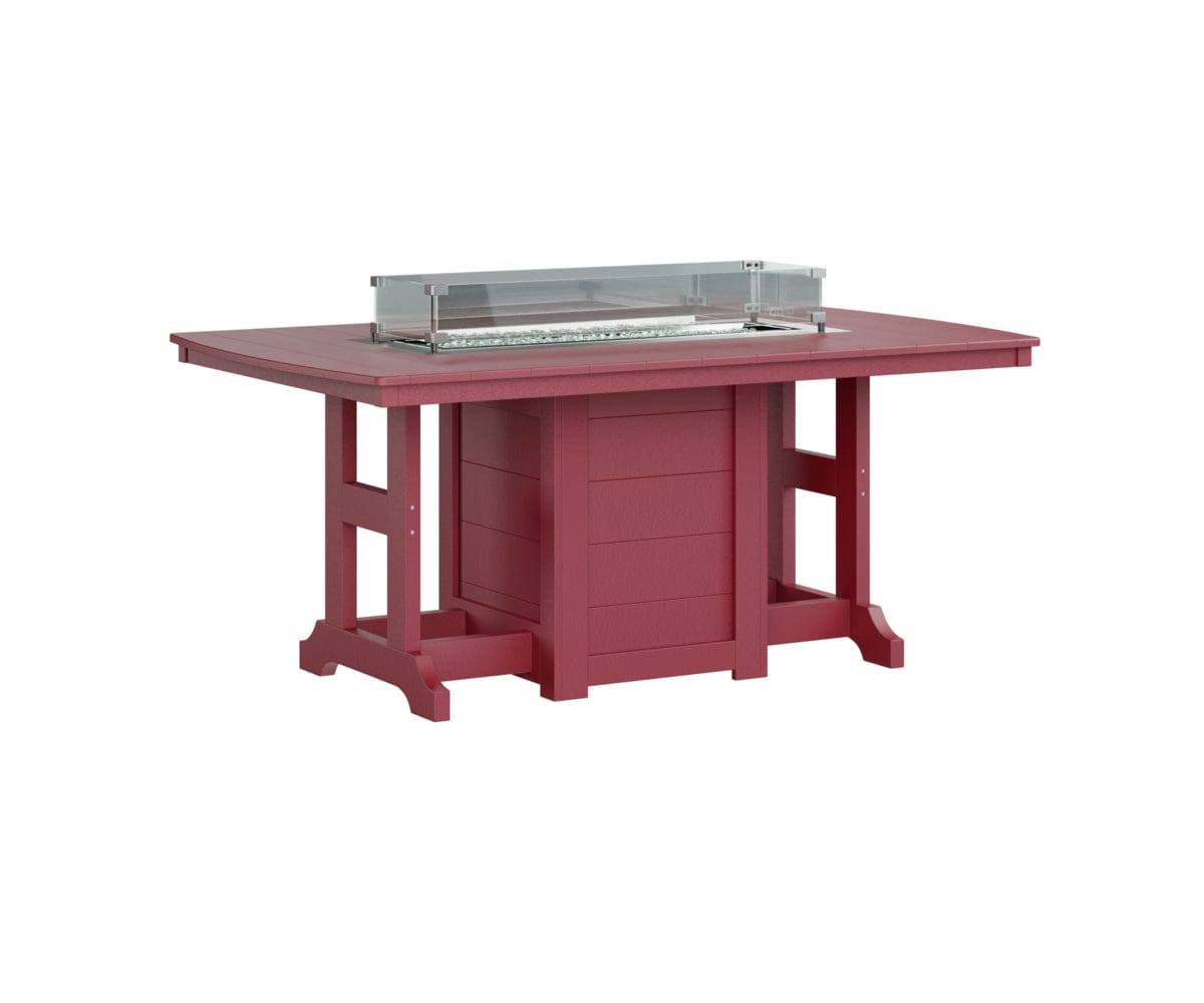 Berlin Gardens Garden Classic Fire Pit Poly Lumber Dining Table