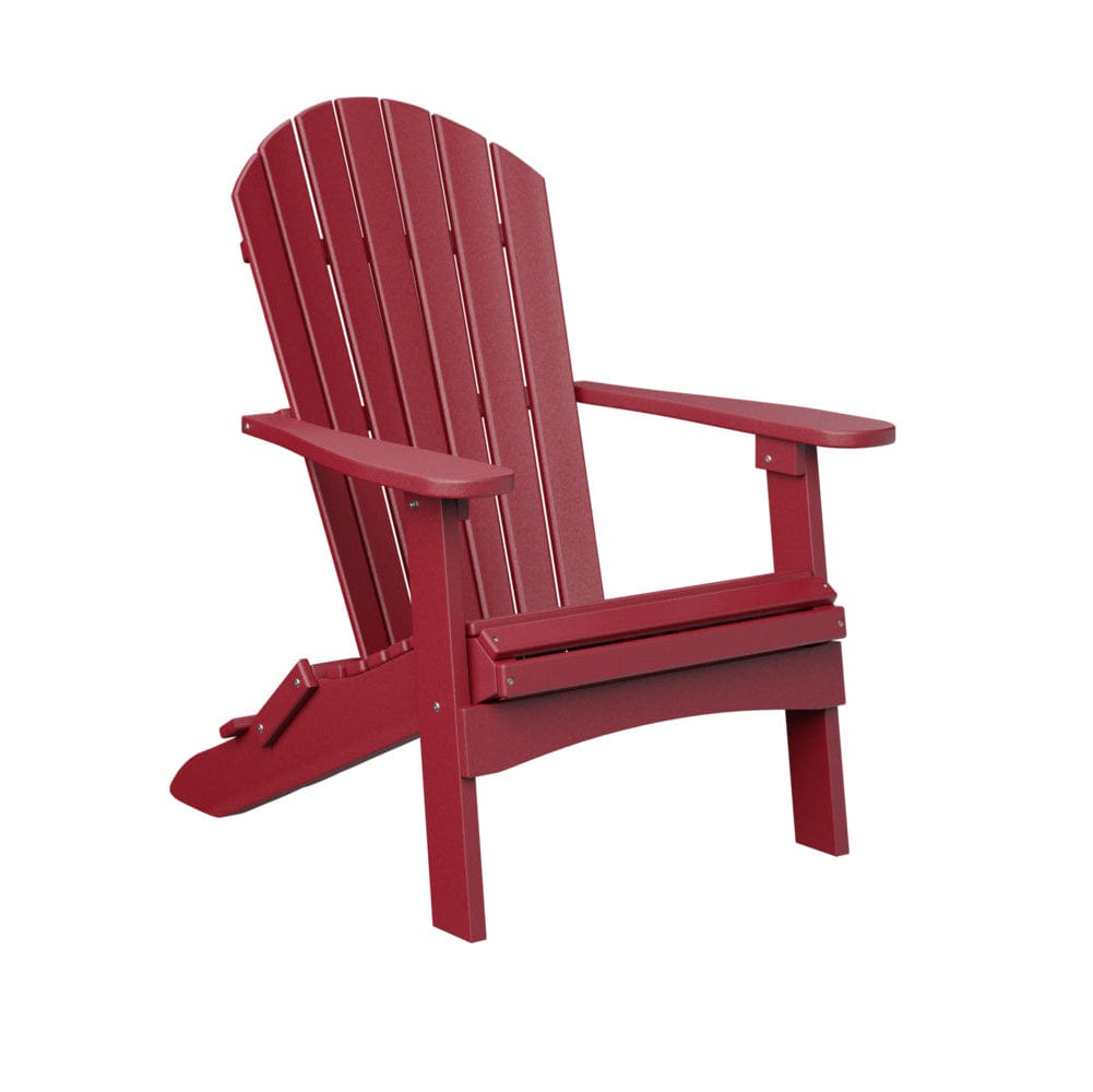 Berlin Gardens Comfo Back Poly Lumber Folding Adirondack Chair