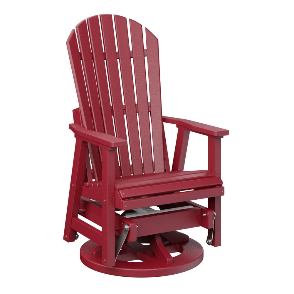 Berlin Gardens Comfo Back Poly Lumber Swivel Glider