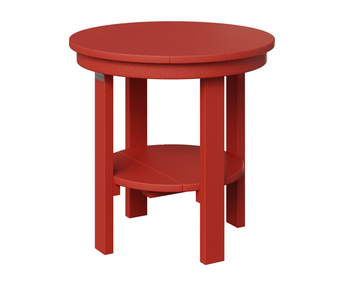 Berlin Gardens Poly Lumber Round End Dining Table