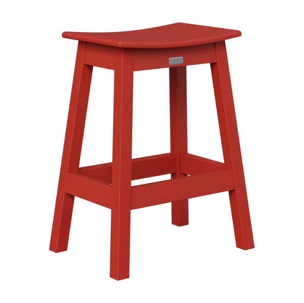 Berlin Gardens Saddle Poly Lumber Counter Stool