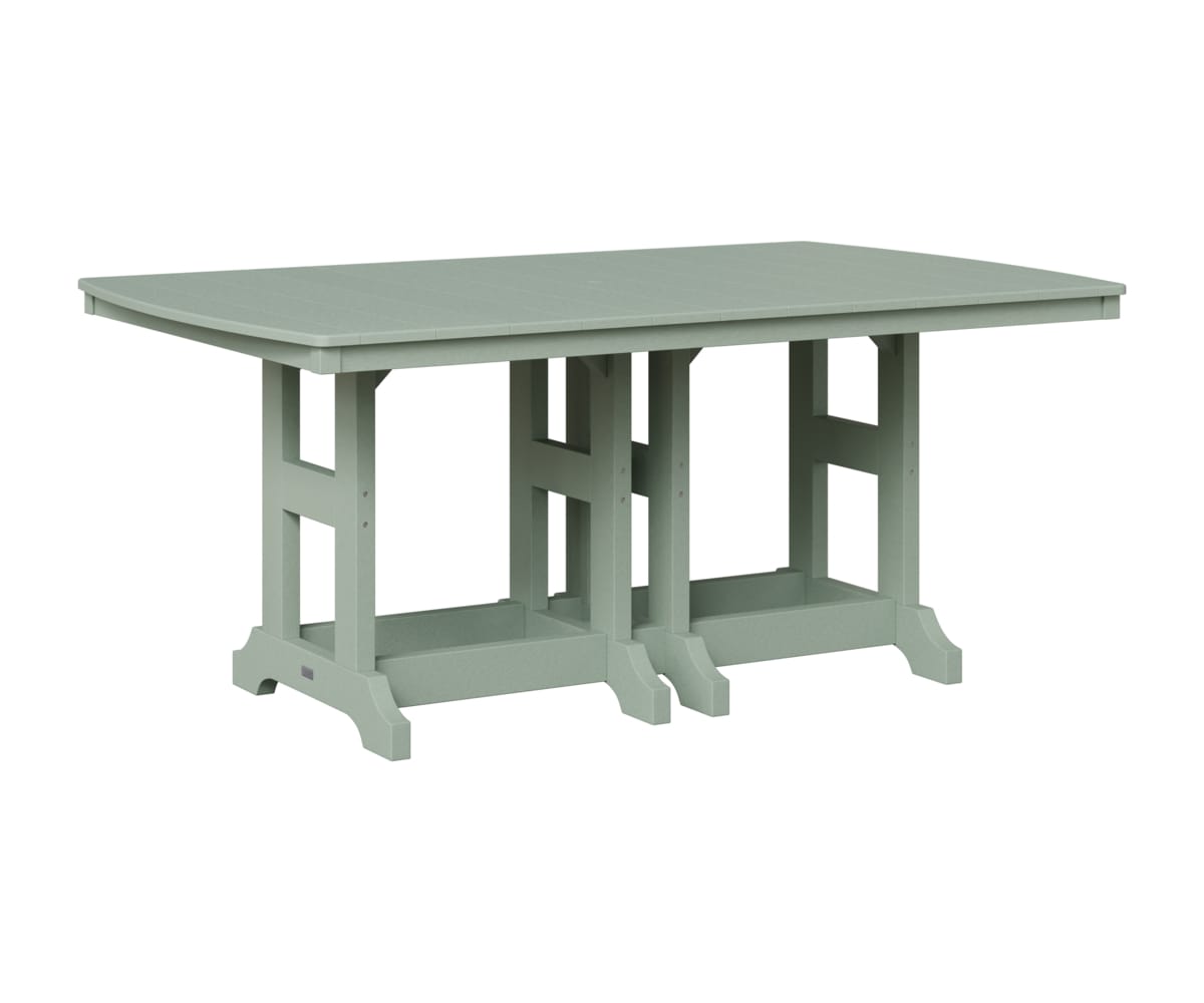 Berlin Gardens Classic Rectangular Poly Table & Bench Dining Set