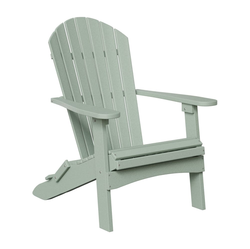 Berlin Gardens Comfo Back Poly Lumber Folding Adirondack Chair