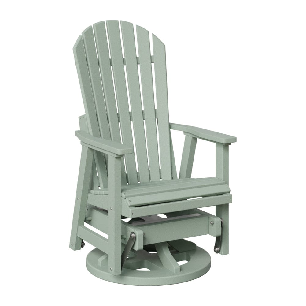 Berlin Gardens Comfo Back Poly Lumber Swivel Glider