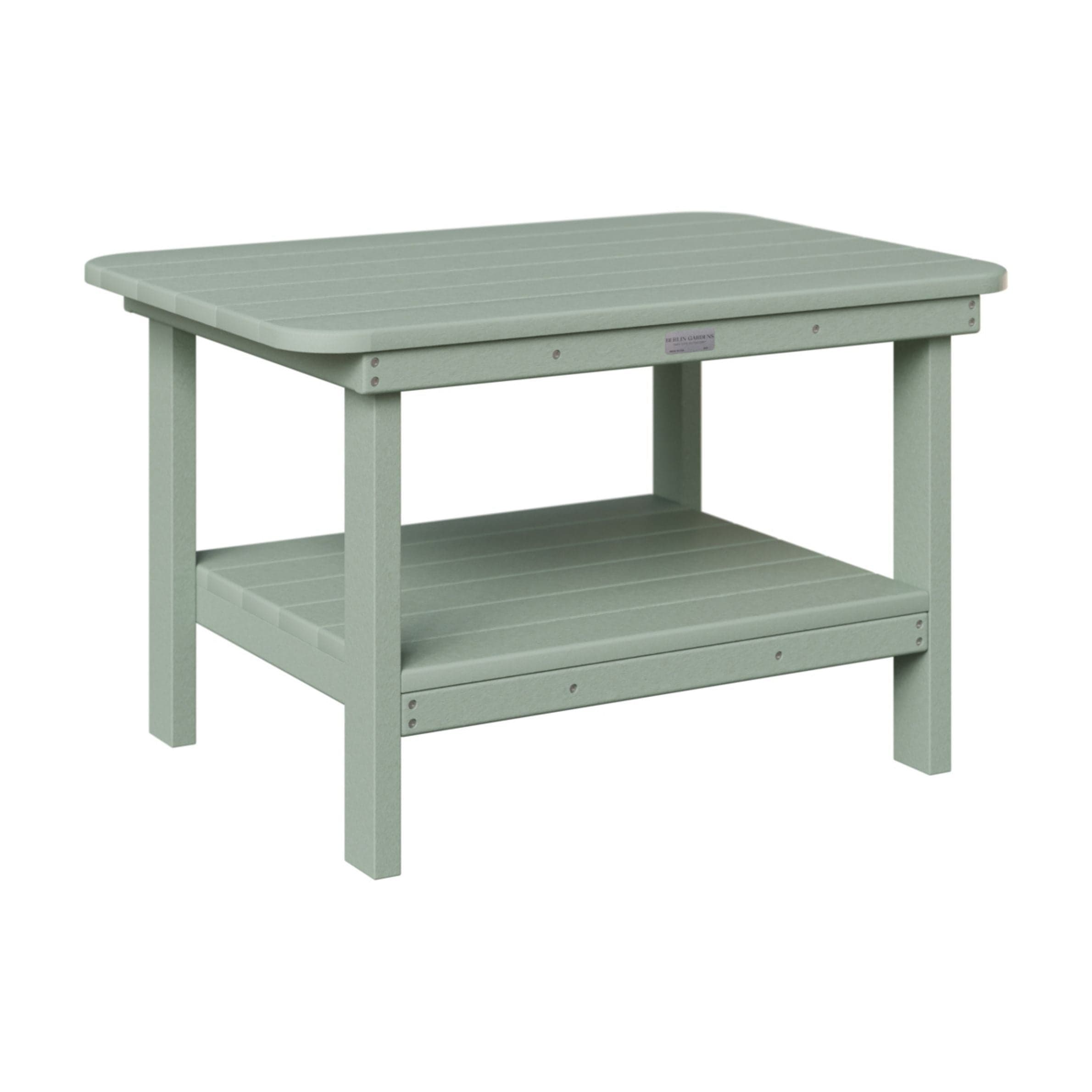 Berlin Gardens Poly Lumber Rectangle Coffee Table