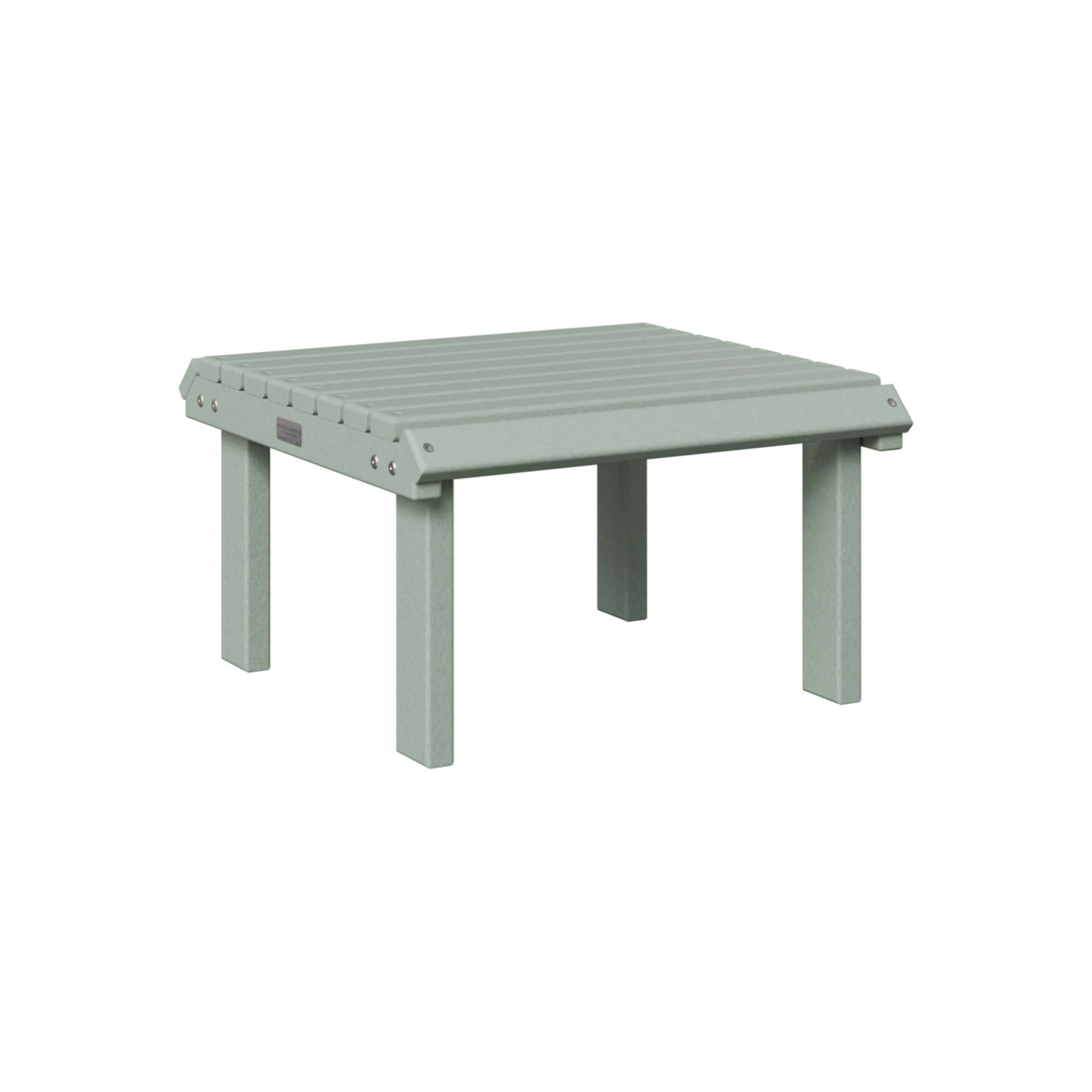 Berlin Gardens Poly Lumber Stationary Footstool