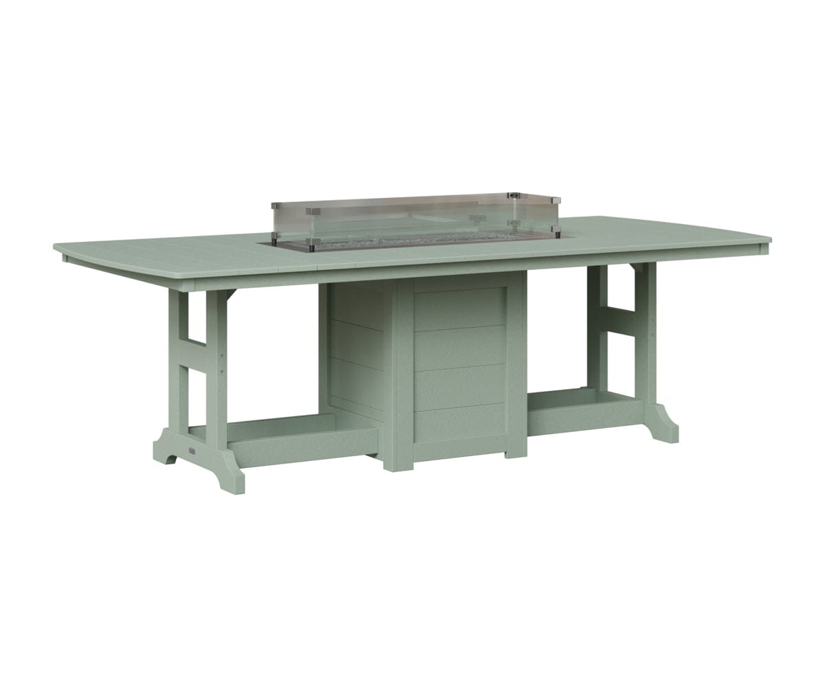 Berlin Gardens Garden Classic Fire Pit Poly Lumber Dining Table