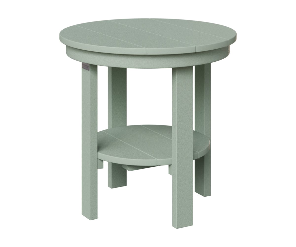 Berlin Gardens Poly Lumber Round End Dining Table